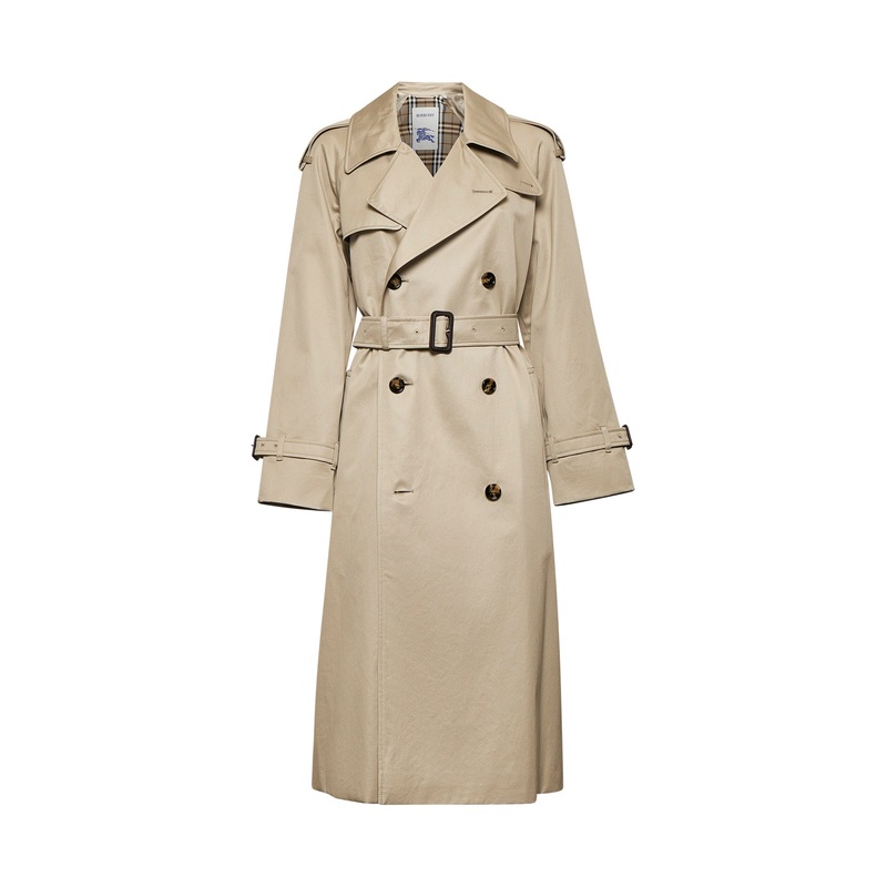 Grey Castleford long trench coat