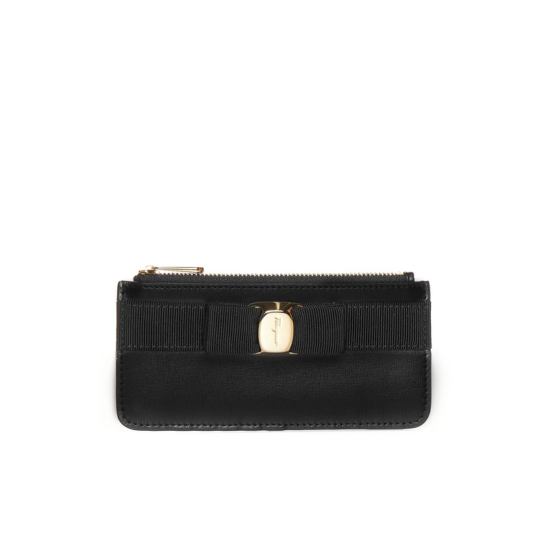 Vara leather zip card holder|PZ