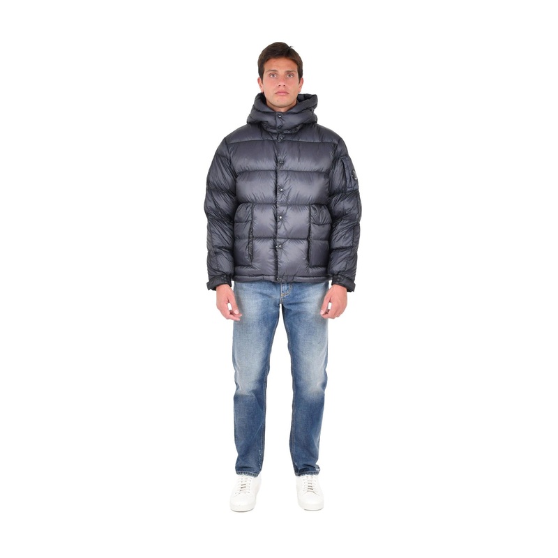 Down Jacket with Adjustable Hood