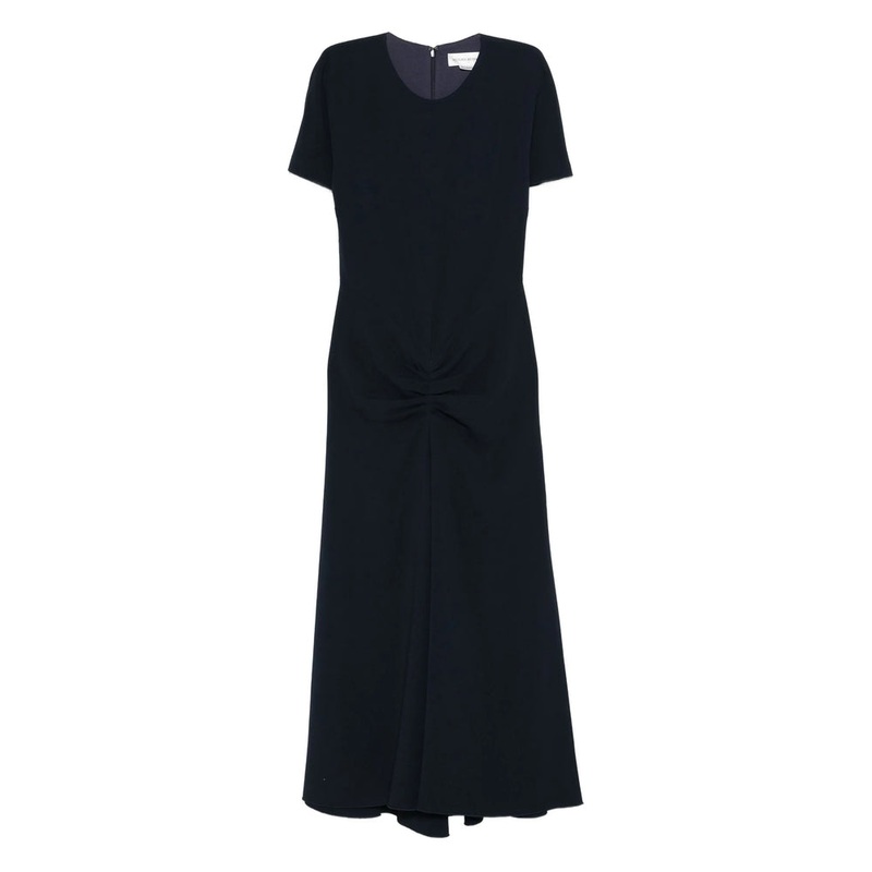 Gathered Detail Midi Dress|Blue|6|8|10|12|14