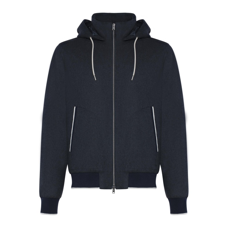 Herno Full-Zip Jacket with Hood