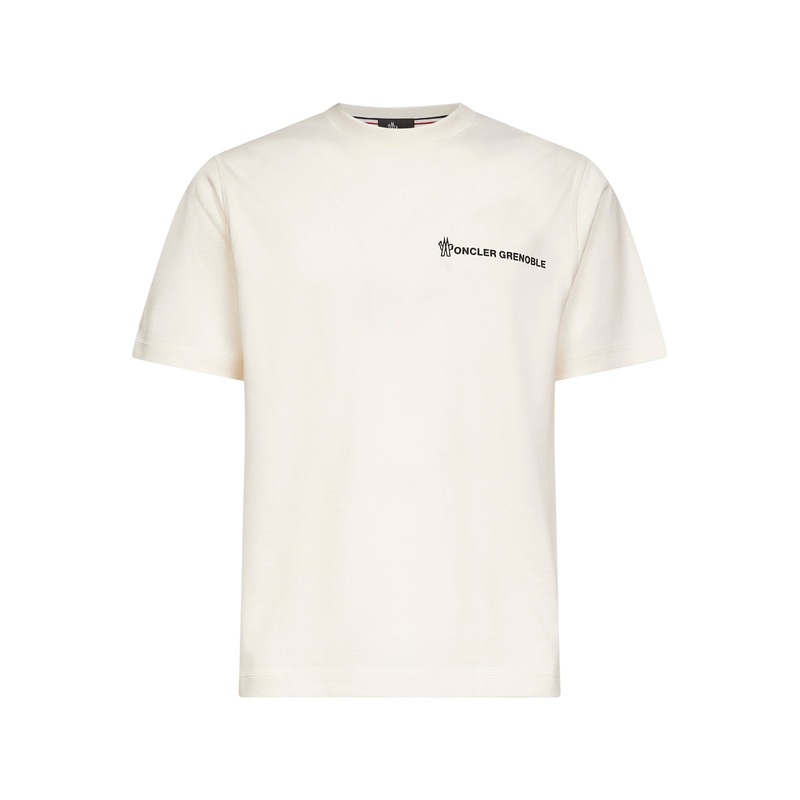 Ivory Cotton Logo T-Shirt|Ivory|S|M|L|XL