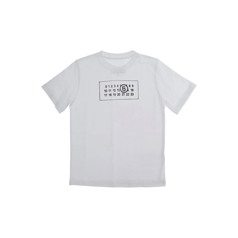 Multicolor Set of Three T-Shirts with Logo Print on Front in Cotton Boy