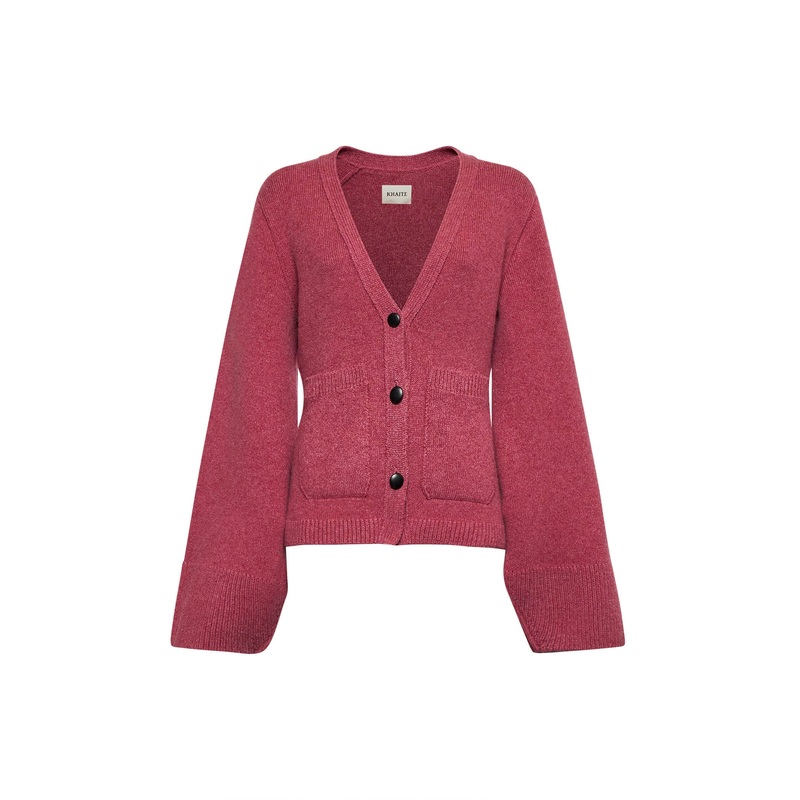 Amaranth cashmere Scarlet cardigan