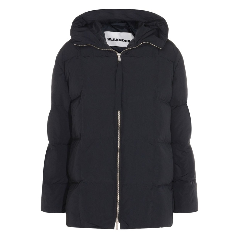 HOODED DOWN JACKET|BLACK|XS|S|M