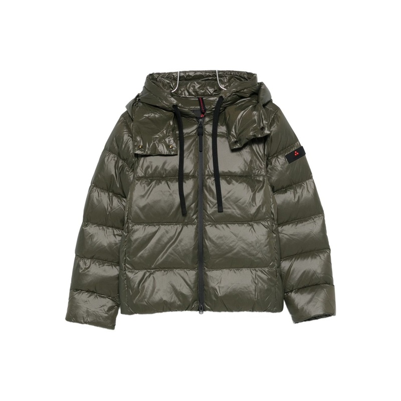 PADDED DETACHABLE HOOD JACKET|GREEN|40|42|44|38