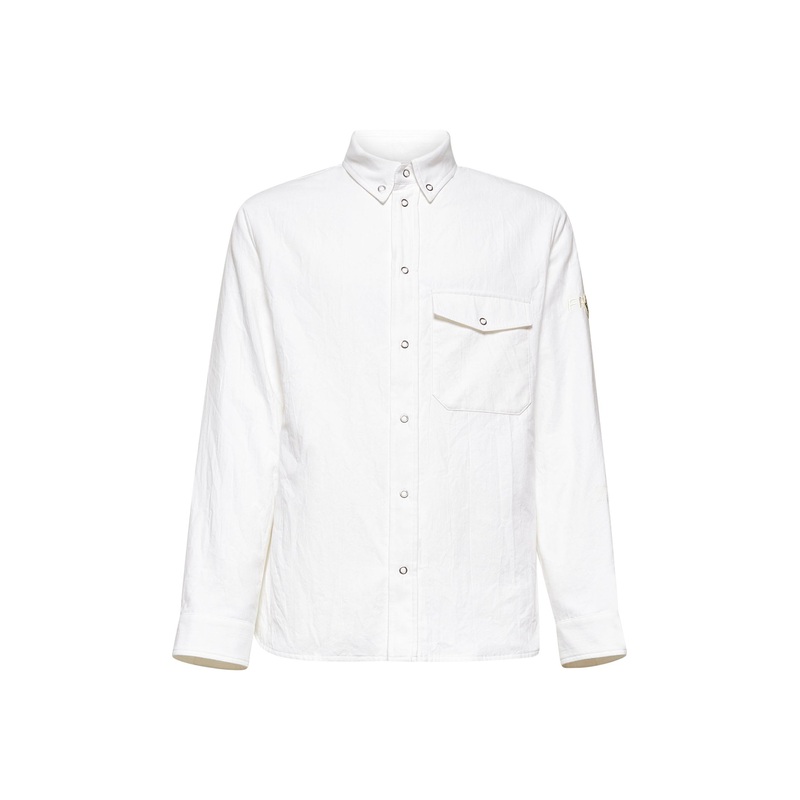 White Moncler x FRGMT padded shirt jacket