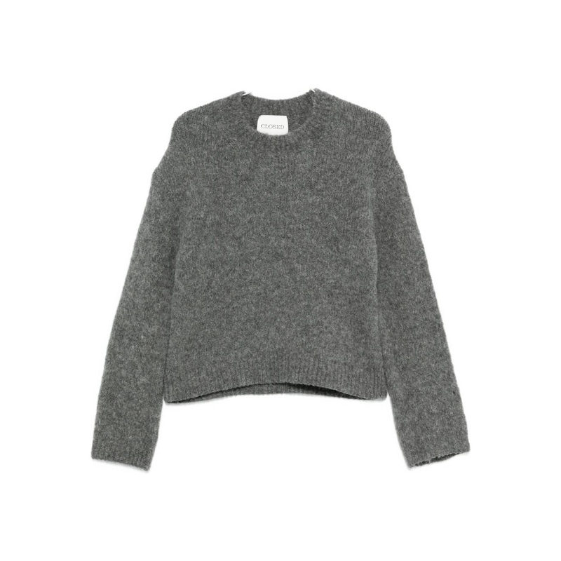 WOOL CREWNECK JUMPER|GREY|XS|S|M