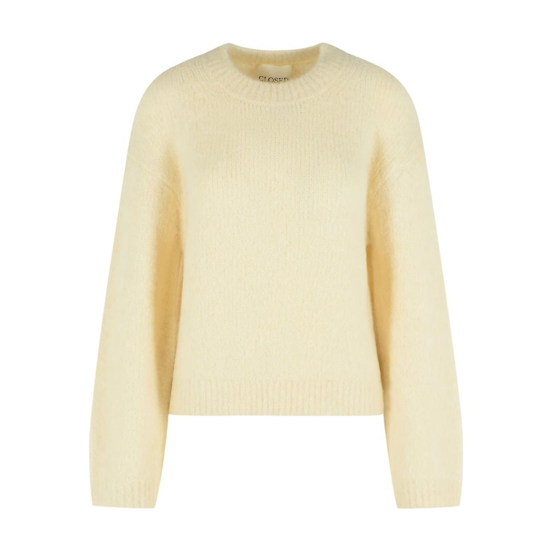 WOOL CREWNECK JUMPER|IVORY|XS|S