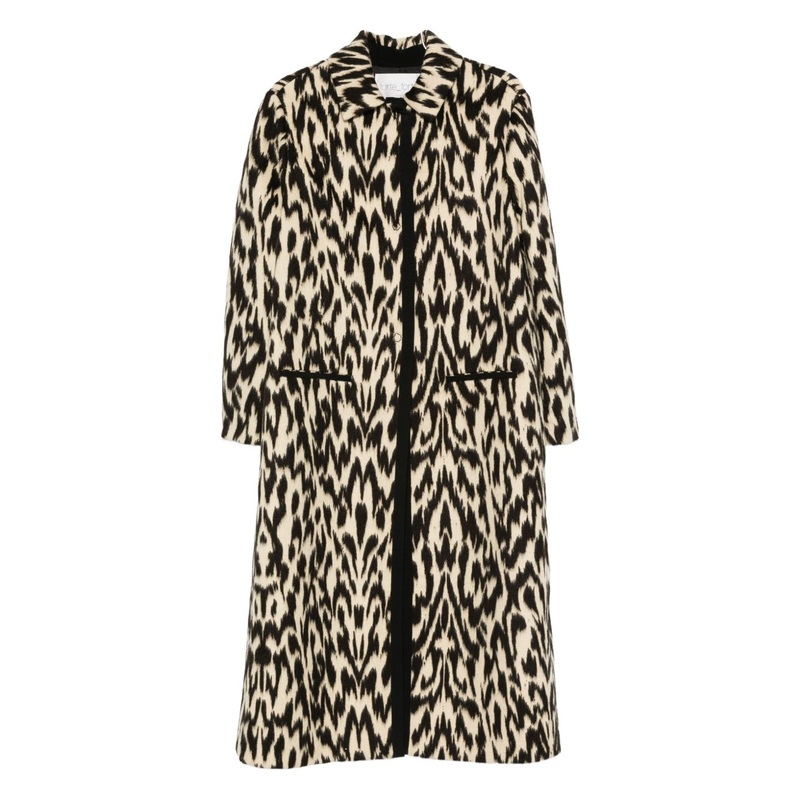 ANIMAL PRINT SHIRT|BROWN|0|1|2