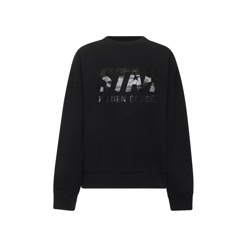 Black cotton Star sweatshirt|XXS|XS|S|M