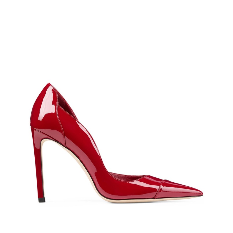 BRIGITTE PATENT LEATHER PUMPS|RED|36|37|38|39|40|41|37|38