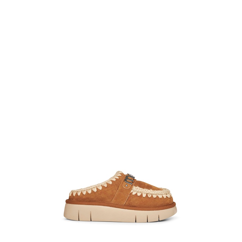 Cognac Bounce Clog Mules|Cognac|37|39|38|40|41