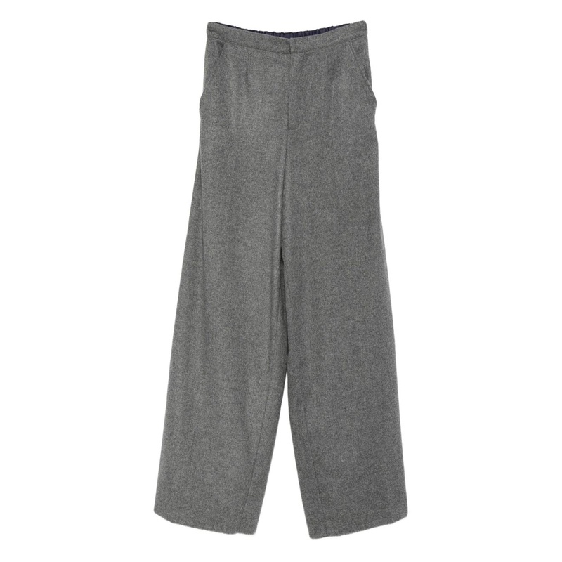 HIGH WAIST ELASTIC PANTS|GREY|1|2|3|4|0