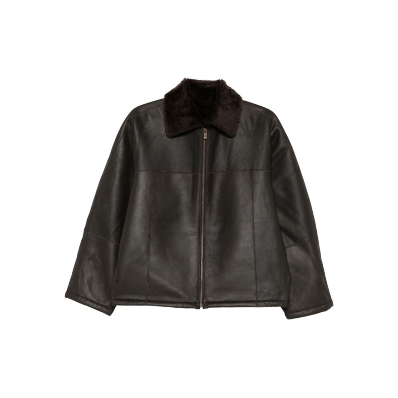 LEATHER JACKET|BROWN|40|42|44|38