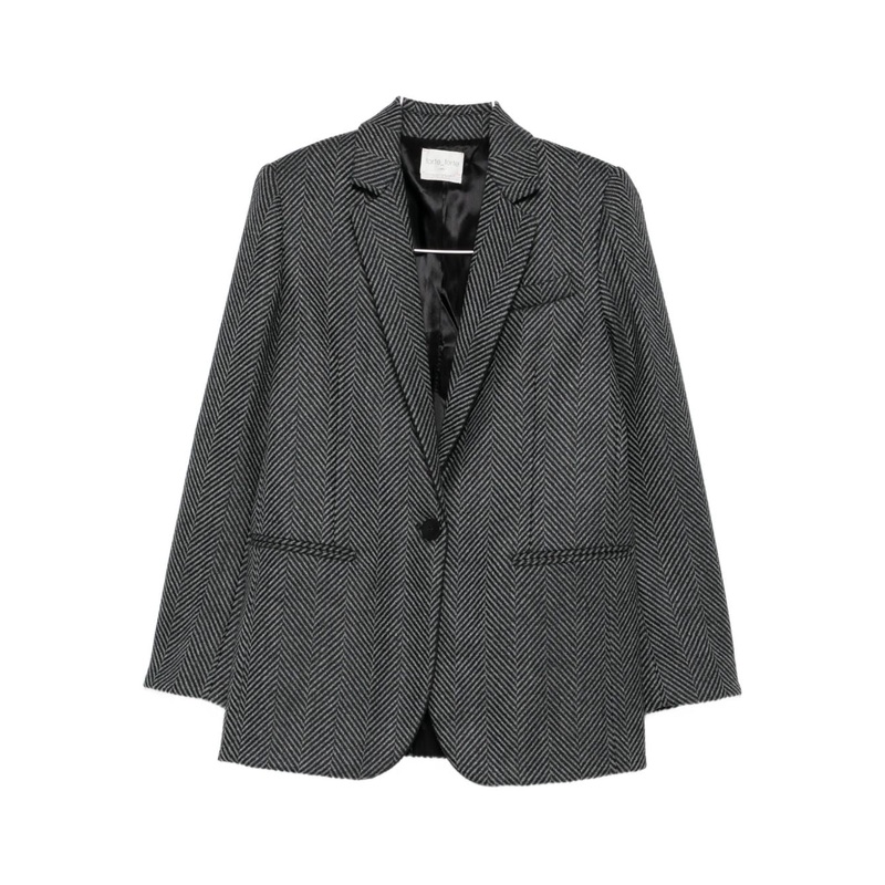 WOOL SINGLE-BREASTED JACKET|GREY|2|3|1|0