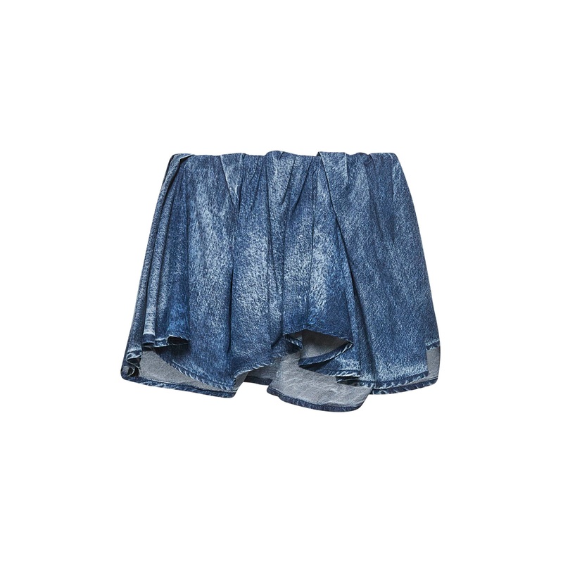 Blue denim De-Ria-Fsg miniskirt