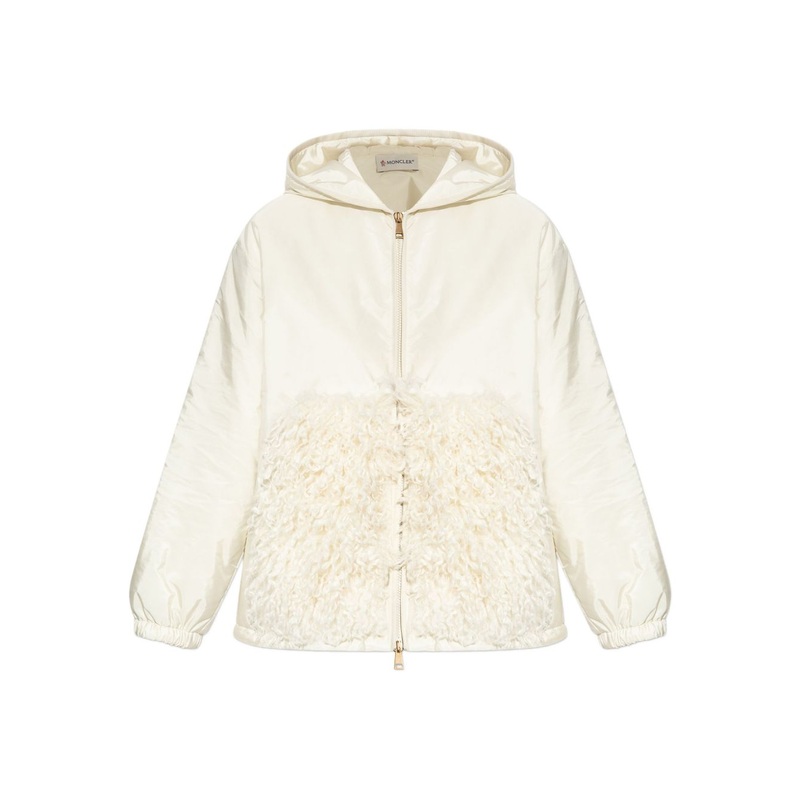 CURLY TEXTURE HOODIE|WHITE|42|38|40