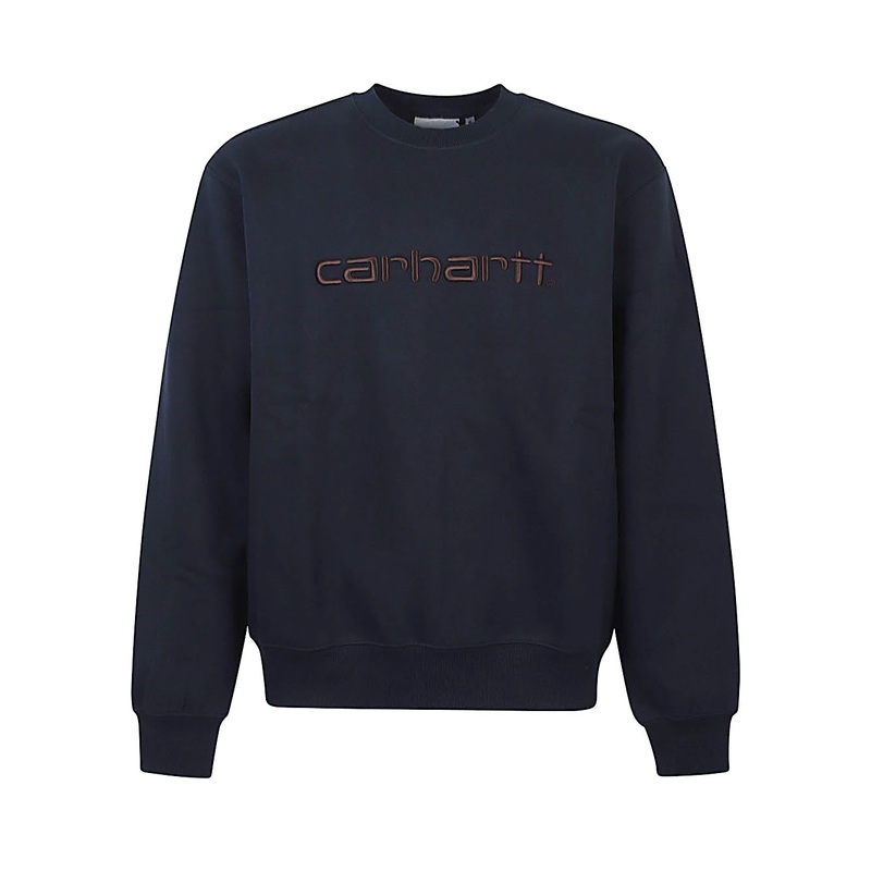 LOGO CREWNECK SWEATSHIRT|BLUE|S|M|L|XL