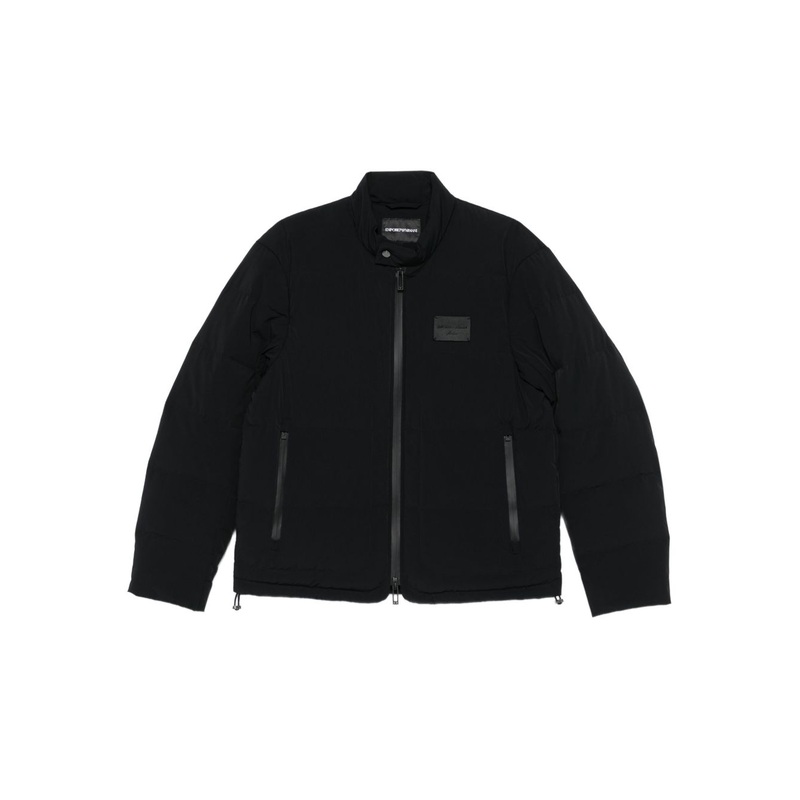 ZIP HIGH-NECK JACKET|BLACK|54|46|48|50|52|56|58