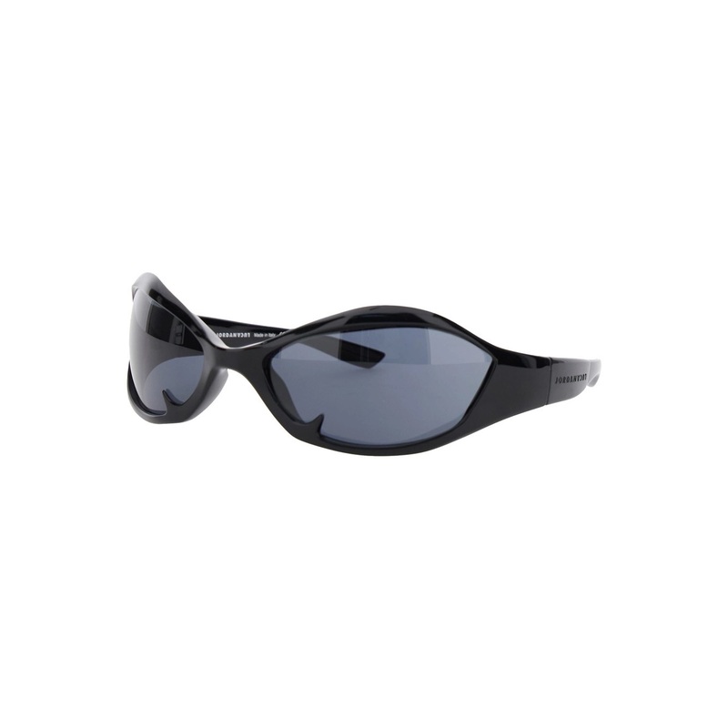 Black Sunglasses with Engraved Logo in Nylon Man