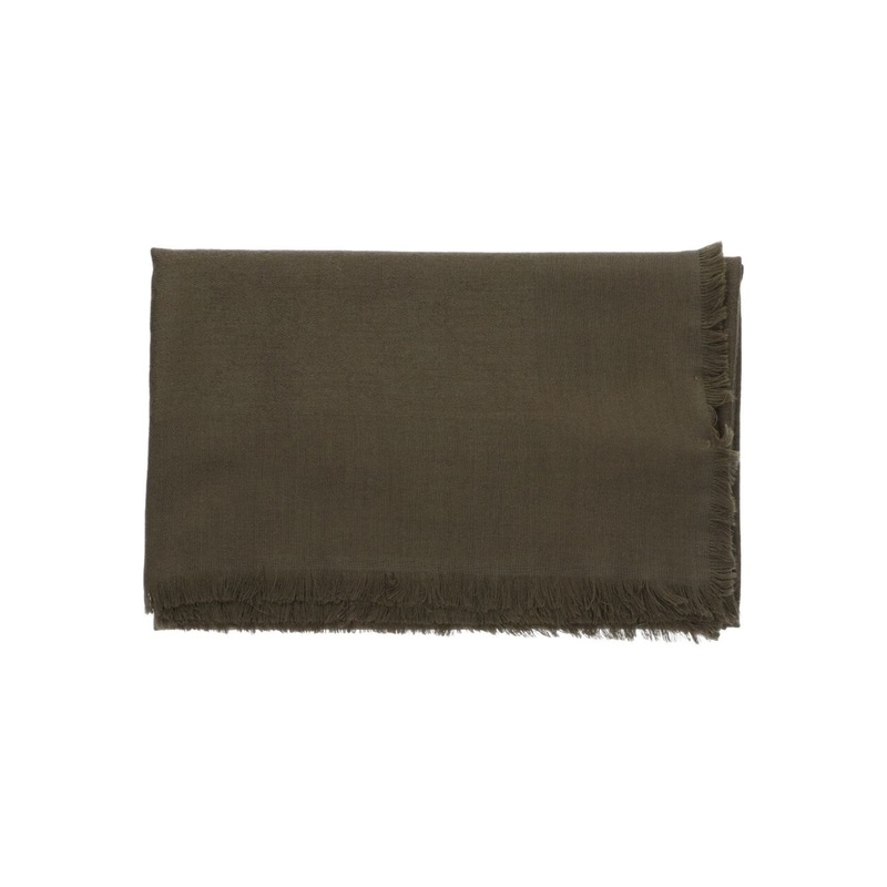 GG JACQUARD SHAWL|GREEN|UNI