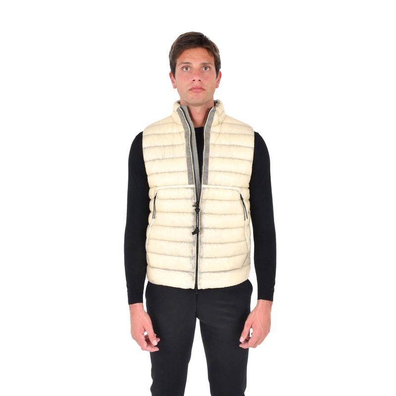 Gilet with Two-Way Zip Closure