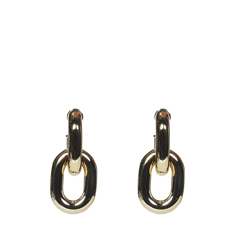 XL Link Earrings|Light Gold|One Size