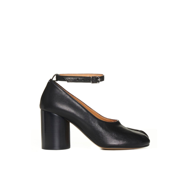 Tabi pumps in leather|36|37|38|38.5|39|39.5|40