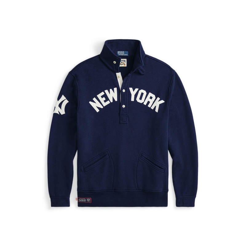 Yankees Sweatshirt with Button Closure