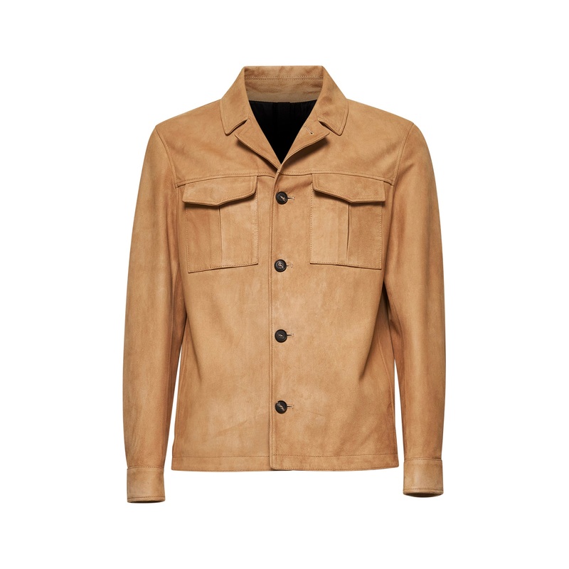 Beige suede Darlene jacket|48|50|52|54