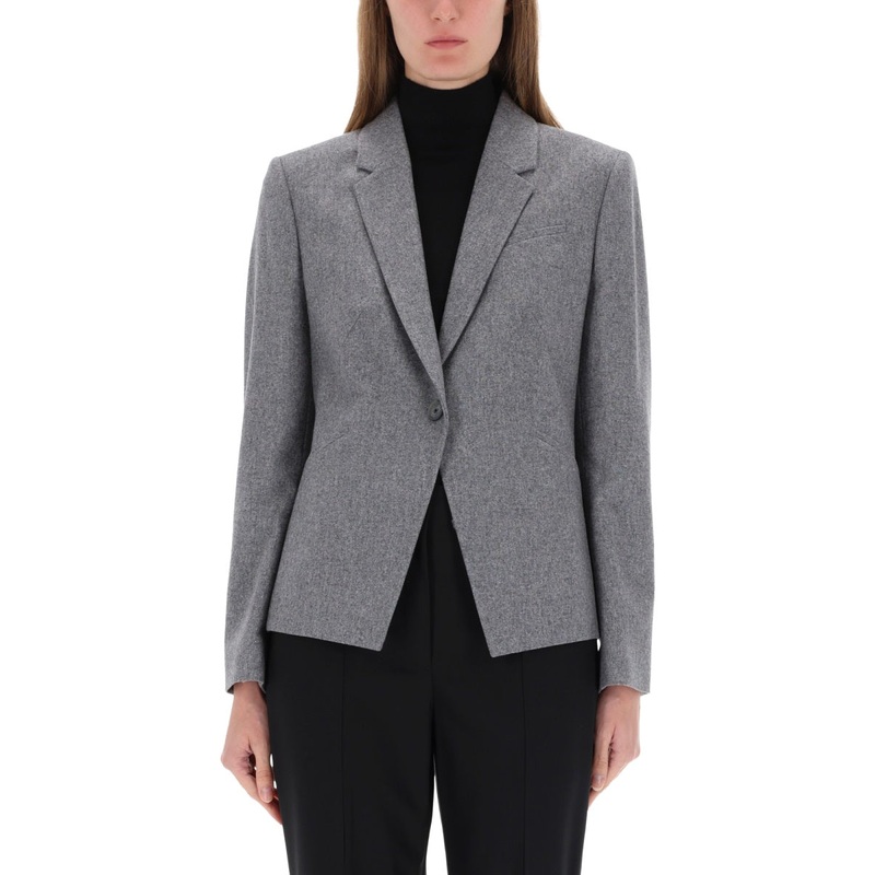 FLANNEL BLAZER|GREY|36|38|40