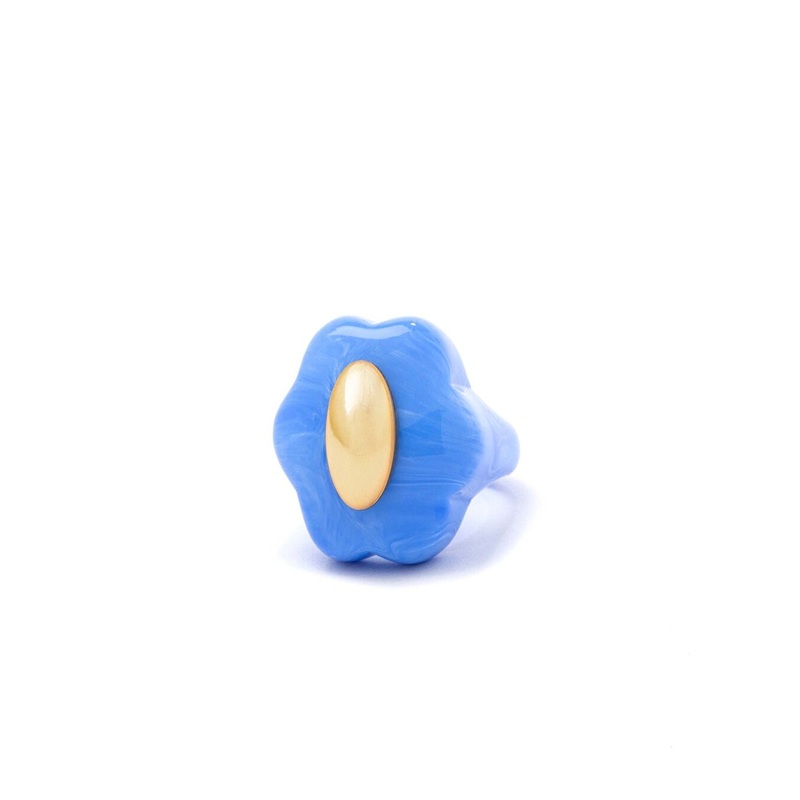 La Manso Woman’s Forever Young Blue Plastic Ring