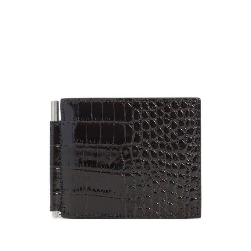 Leather Bi-Fold Wallet in Espresso