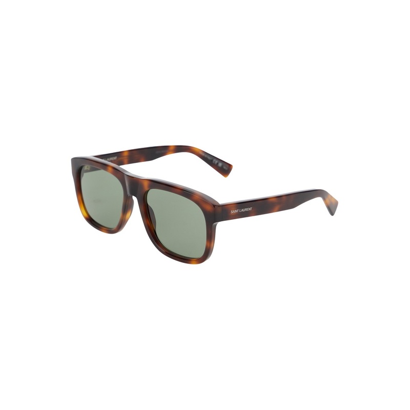 ‘SL 558’ Brown Sunglasses with Nylon Lenses and Squared Tortoiseshell Frame in Acetate Woman