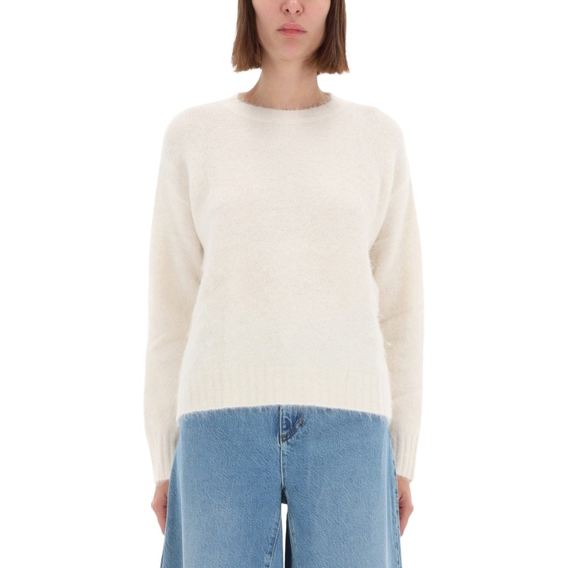 WOOL BLEND SWEATER|WHITE|XS|S|M|L|XL