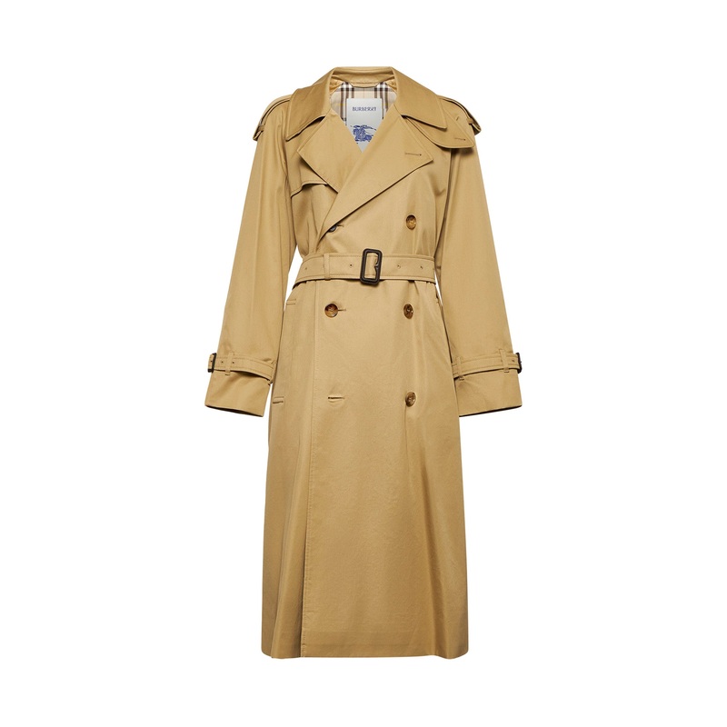 Beige Castleford long trench coat