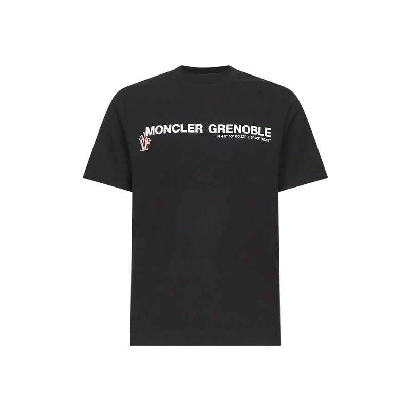 Black Cotton Logo T-Shirt|Black|S|M|L|XL