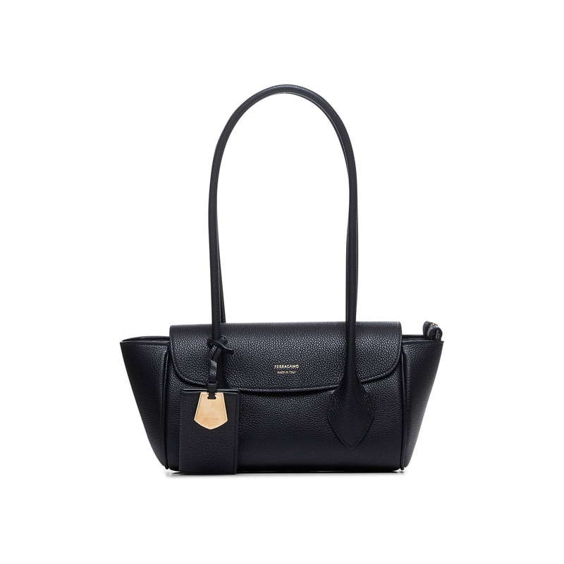 Black East-West (S) tote bag|PZ