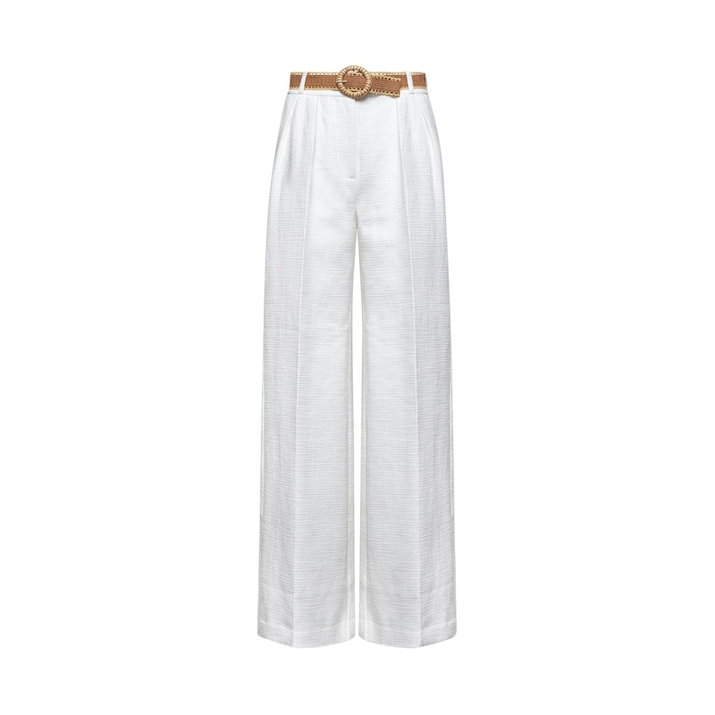 Ivory Acacia flare pants|0|1|2