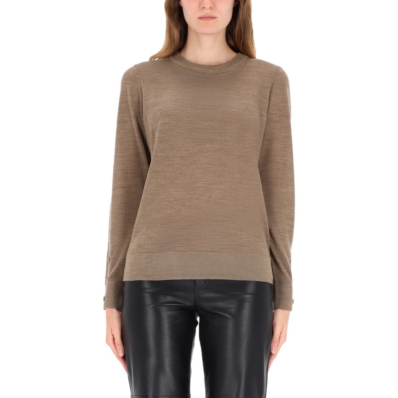 MERINO WOOL SWEATER|BEIGE|XS|S|M|L