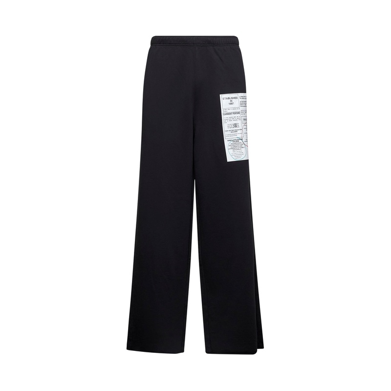 Black jersey sweatpants|XS|S|M