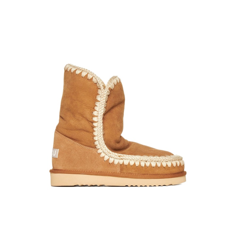 Eskimo Boot in Beige Sheepskin