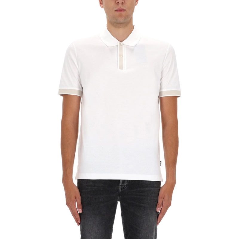 POLO SHIRT WITH MACHINED DETAILS