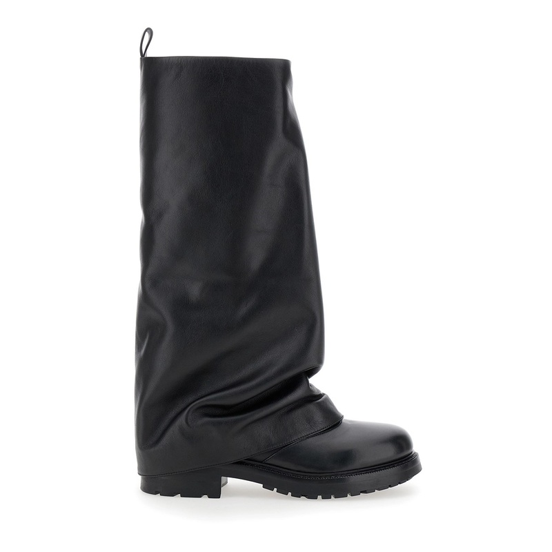 ‘Ranger’ Black Leather Boots Woman