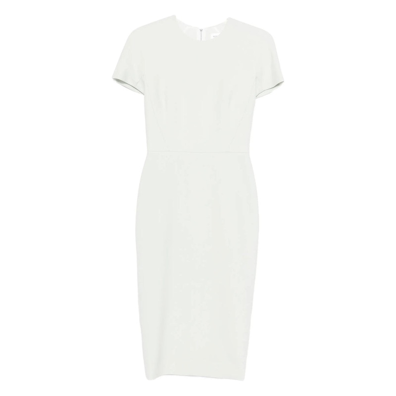 Short Sleeve Round Neck Dress|Green|10|6|8|14