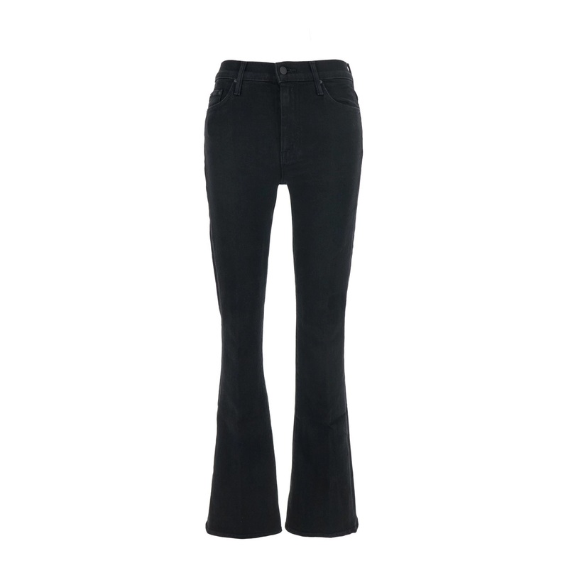 ‘The Weekender’ Black Five-Pocket Flared Jeans in Denim Woman