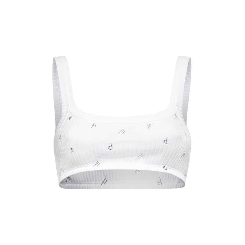 White jersey hotfix top|36|38|40