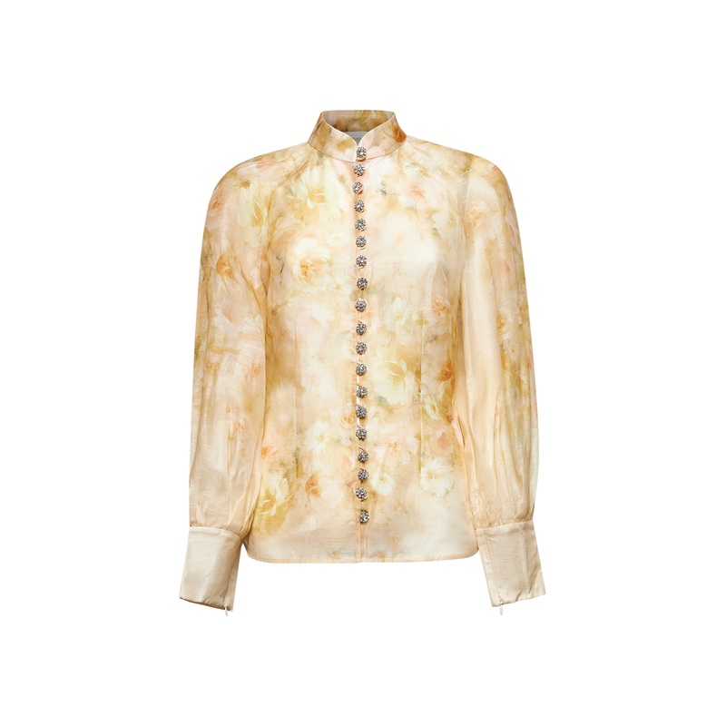 Yellow Crush floral blouse|1|2|3