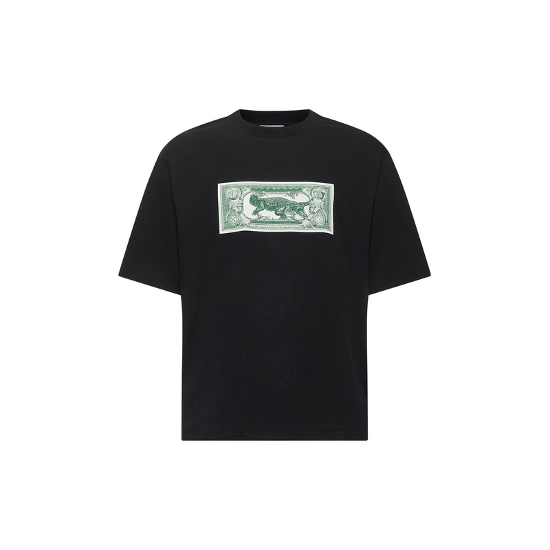 Black jersey Arrow Banknote T-shirt
